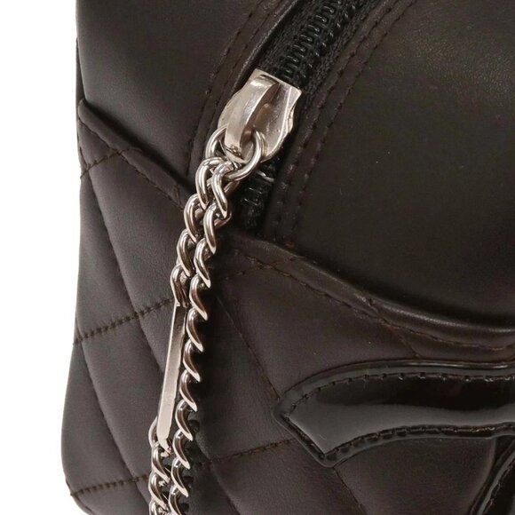 Chanel Brown Calfskin Cambon Ligne Bowling Bag - Picture 6 of 10